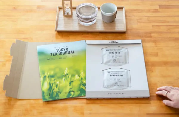 お茶のサブスク【TOKYO TEA JOURNAL】のBOXの中身